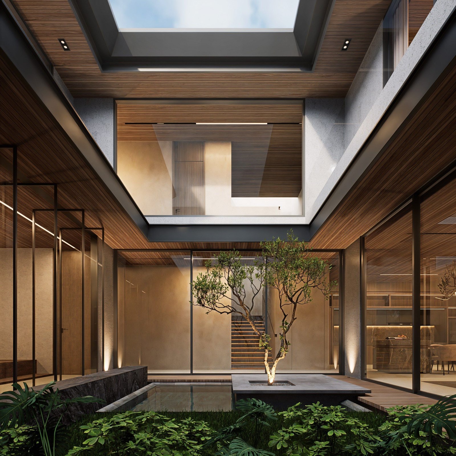 Inner courtyard
